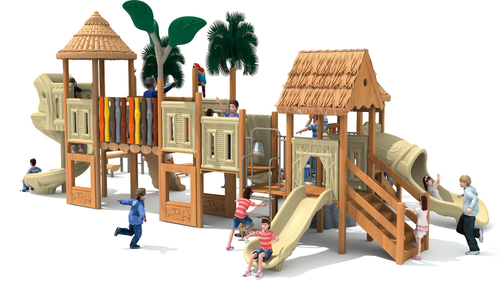 Aire de jeux en bois Bamboo Garden Landscape Park Series HD-MZY002-21388