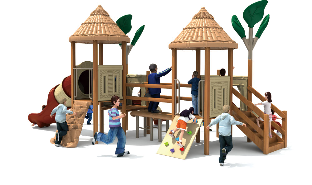 Aire de jeux en bois Bamboo Garden Landscape Park Series HD-MZY010-21390